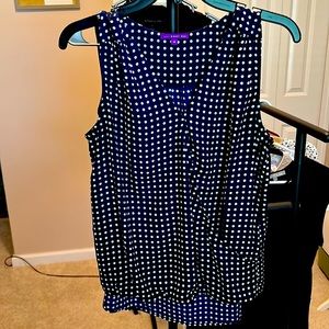 Sleeveless work or casual shirt.